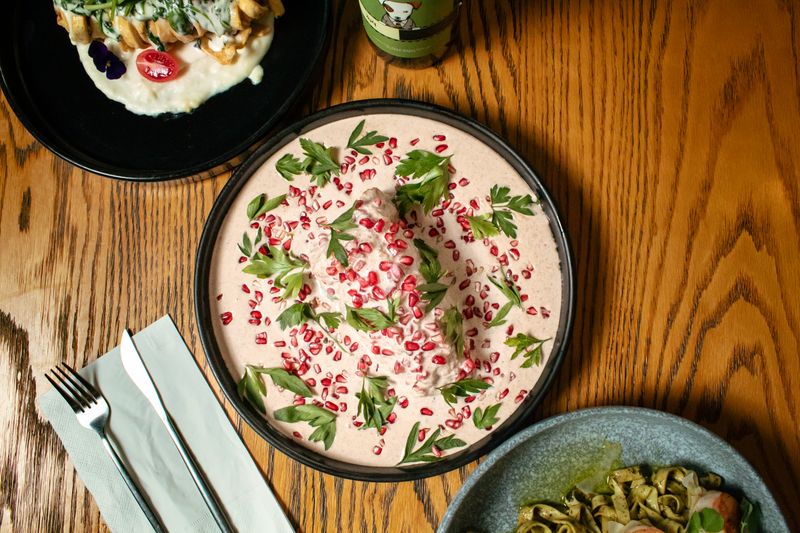 Chuys queso fundido dip catering