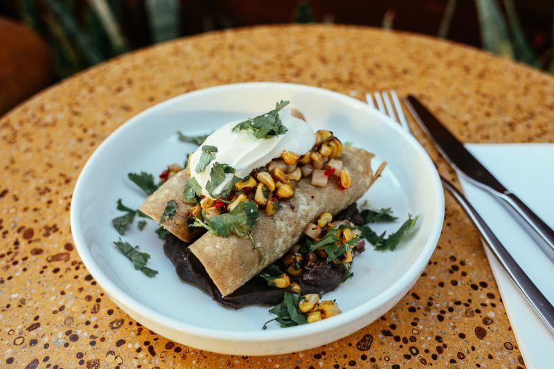 Chuys shrimp enchiladas catering dish