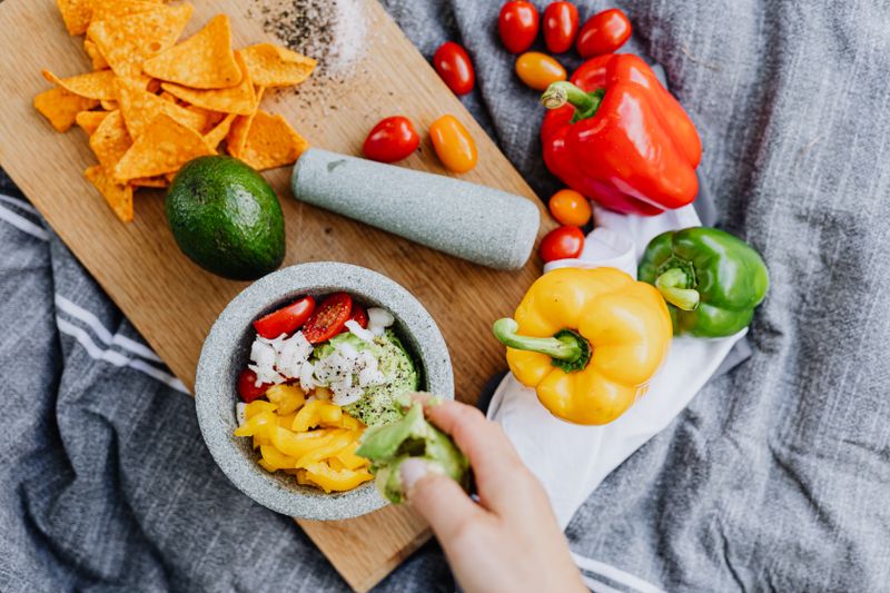 Chuys vegetarian burrito catering option